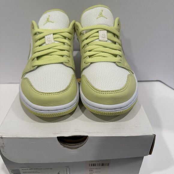 Air Jordan 1 Low SE Summit White Limelight Women's Size 9 NEW DH9619-103 - Picture 2 of 7